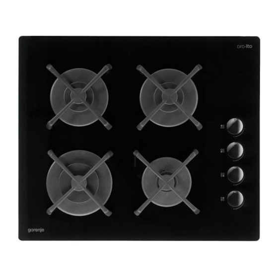Gorenje GHS64ORAS Instructions For Use, Installation, And Connection