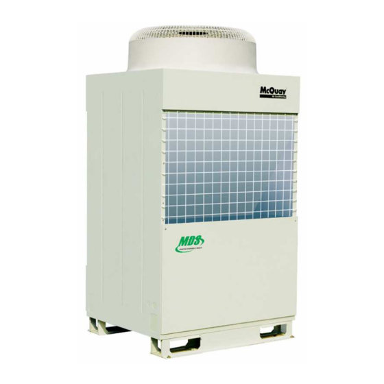 McQuay MDS080B R Installation Manual