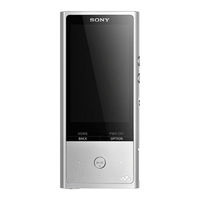Sony NW-ZX100HN Help Manual