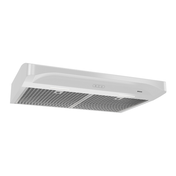 NuTone BQDD1 Series Installation Use And Care Manual