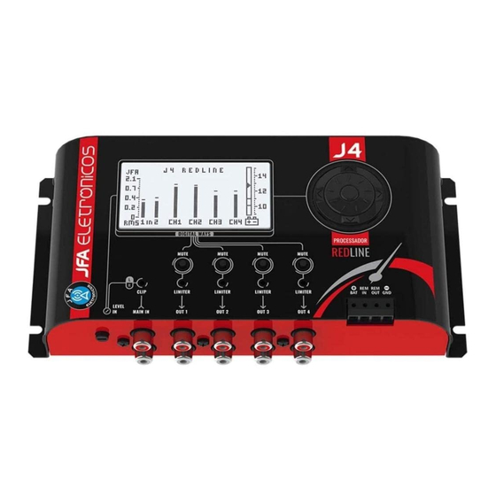JFA Electronicos J4 REDLINE Instruction Manual