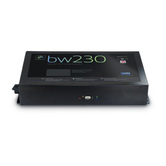 Beam bw230 Quick Installation Manual