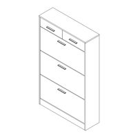 FUFU & GAGA Shoe Storage Cabinet Manual