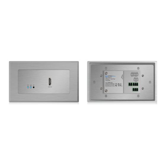 BluStream HEX11WP-TX Quick Reference Manual
