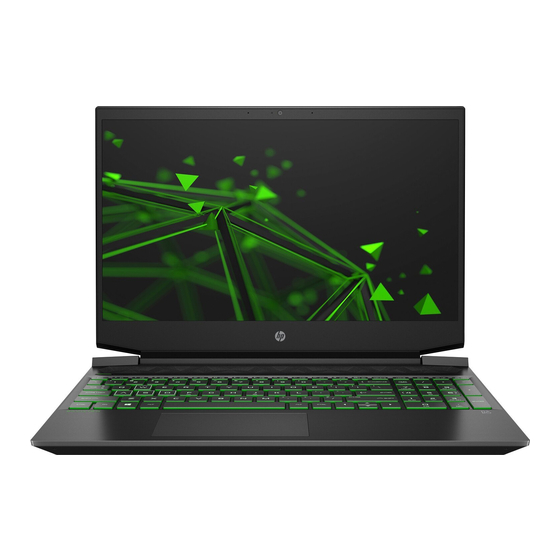 HP Pavilion Gaming 15-ec0 Series Manuals