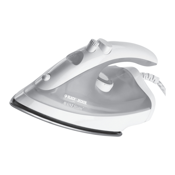Black & Decker AvantSTEAM AS385 Manual