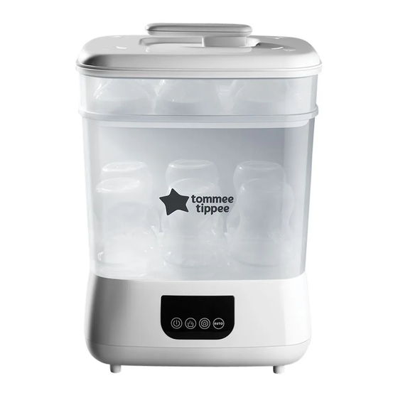Tommee Tippee Super Steam 'N' Dry Instructions For Use Manual