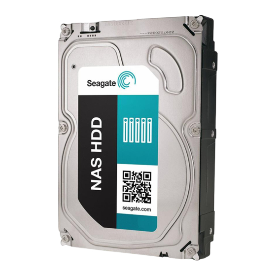 Seagate NAS HDD Product Manual