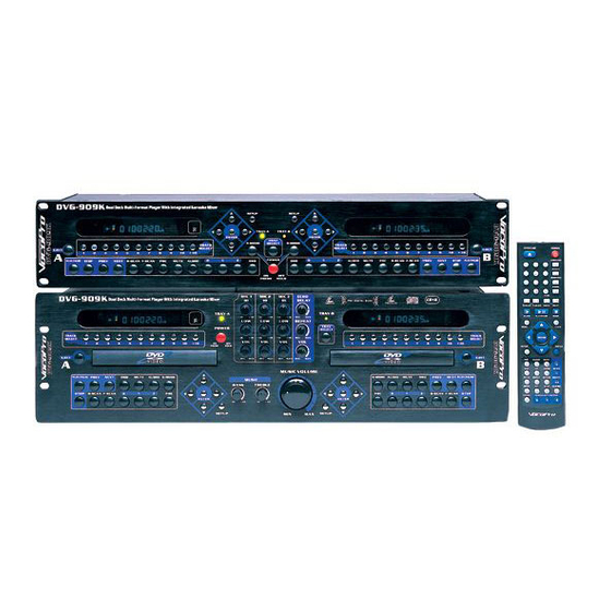 VocoPro DVG-909K Owner's Manual