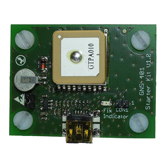 GNS 401 Starter Kit Manual