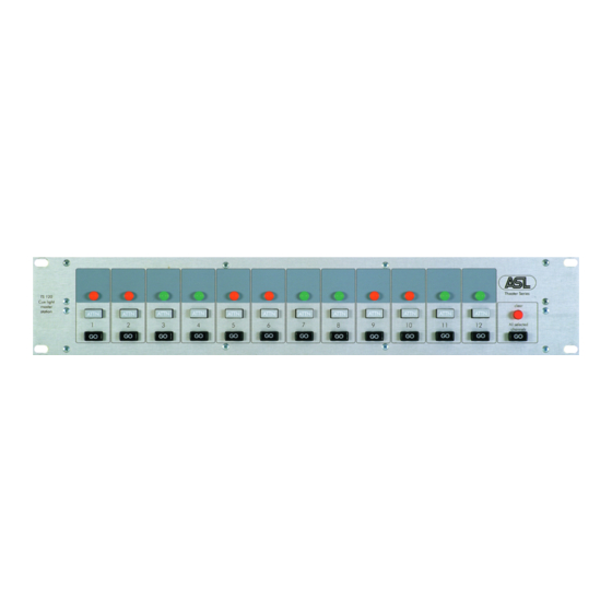 ASL INTERCOM TS 99 User Manual