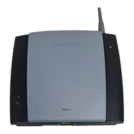 Ericsson F251m User Manual