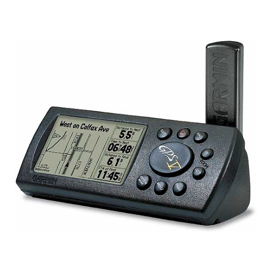 Garmin GPS V Personal Navigator Owner's Manual And Reference Manual