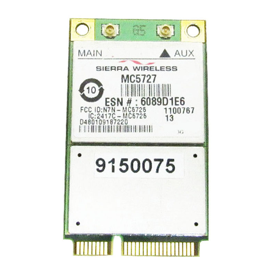 Sierra Wireless AirPrime series Hardware Integration Manual