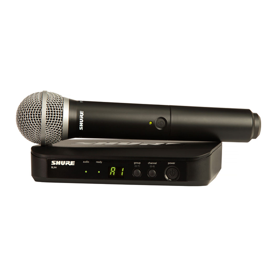 Shure BLX Series Manual
