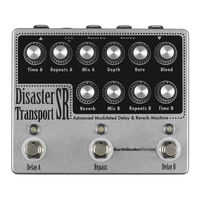EarthQuaker Devices EQD DISASTER TRAN SR Operation Manual