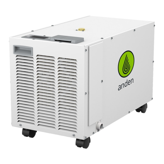 Anden A100F Installation And Operating Instructions Manual