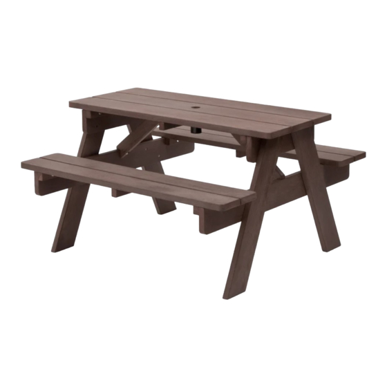 Delta Children Child's Picnic Table Manual