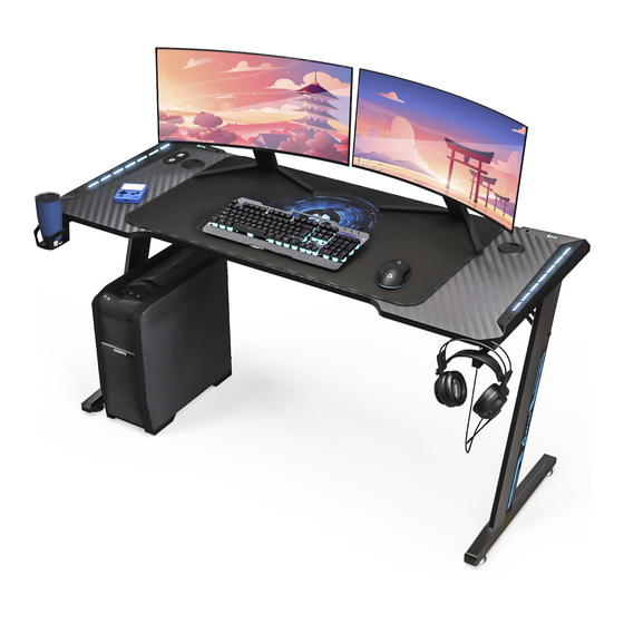 KLIM K140 Gaming Desk LED Manuals