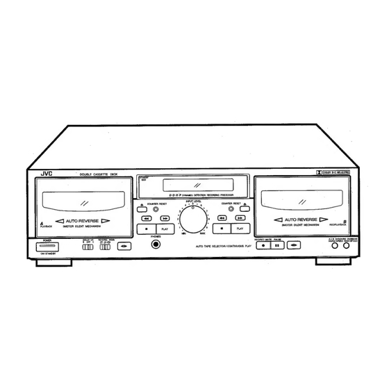JVC TD-W217TNC Service Manual