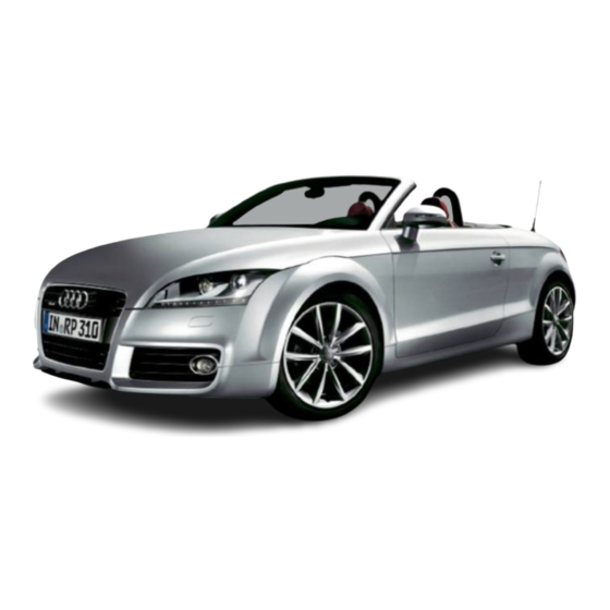 Audi TTS Roadster 2011 Owner's Manual