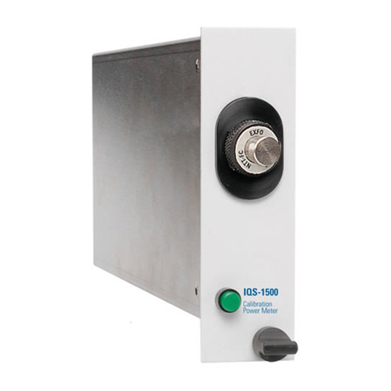 EXFO IQS-1500 Brochure