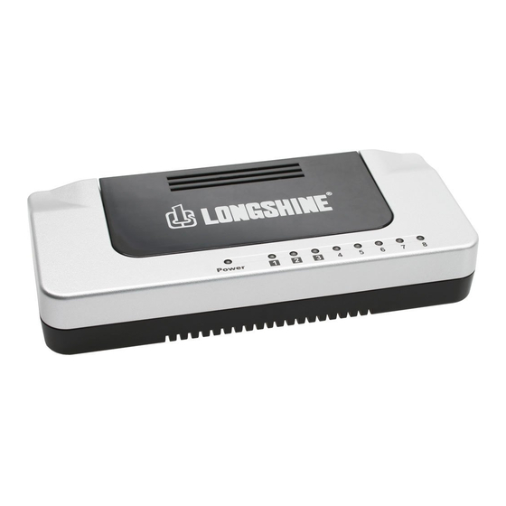 Longshine FS6108 User Manual
