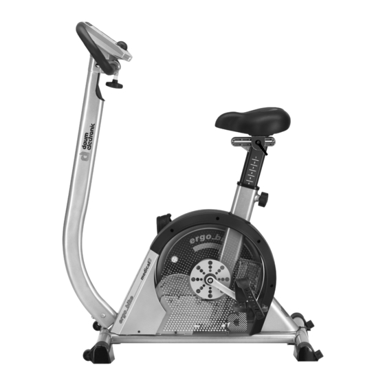 Daum electronic ergo_bike medical8 Operating	 Instruction