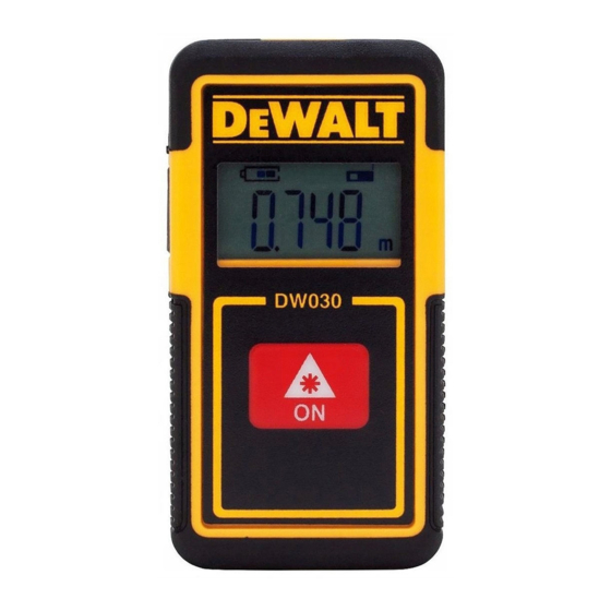 DeWalt DW030PL-XJ User Manual