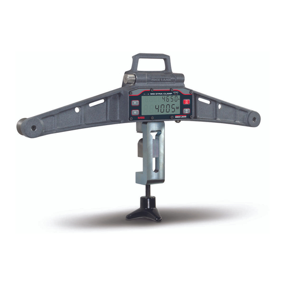 Rice Lake MSI Dyna-Clamp Operation Manual