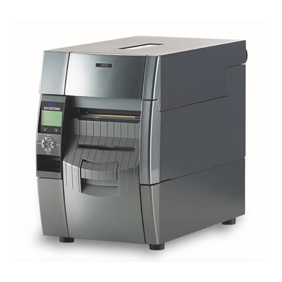 Tally Dascom 7010 Series Maintenance Manual