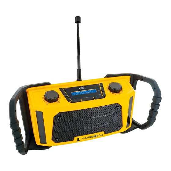 Schwaiger DABWORK 513 Construction Radio Manuals
