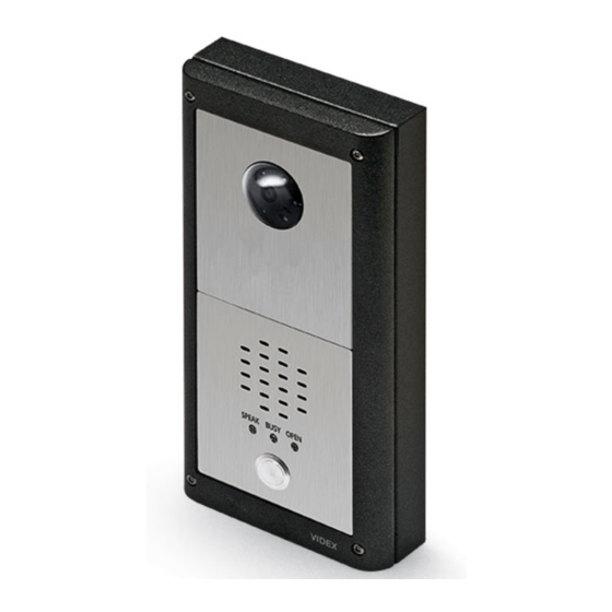 Videx VRVK Series Installation Handbook