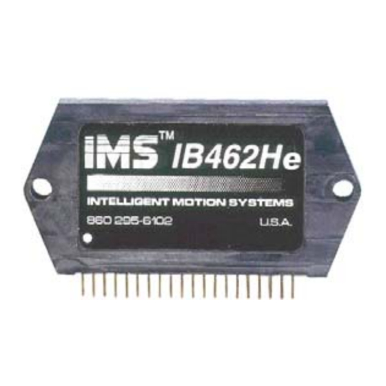 IMS IB462He Quick Reference