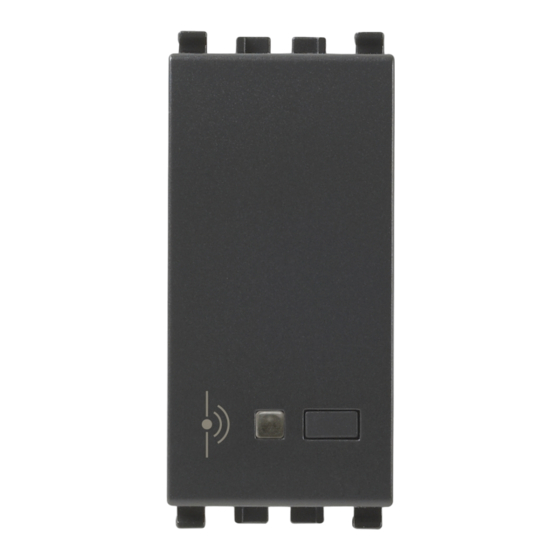 Vimar LINEA Quick Start Manual