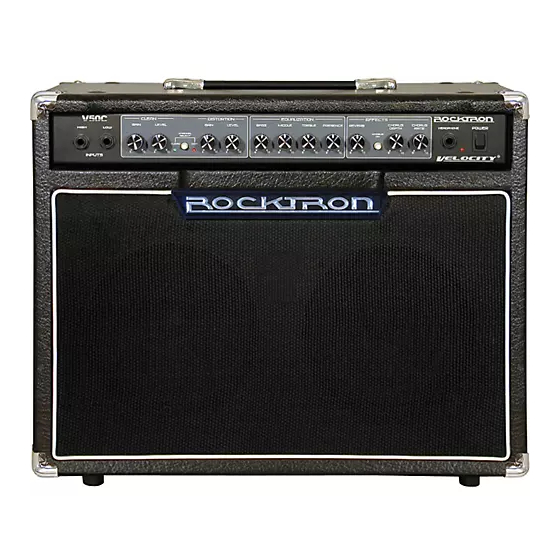 Rocktron Velocity V50C User Manual