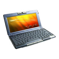 Sony VAIO C1 PictureBook PCG-C1MVP/M Quick Start Manual