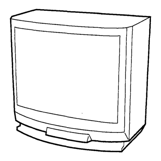 Sony Trinitron KV-27S20 Operating Instructions Manual