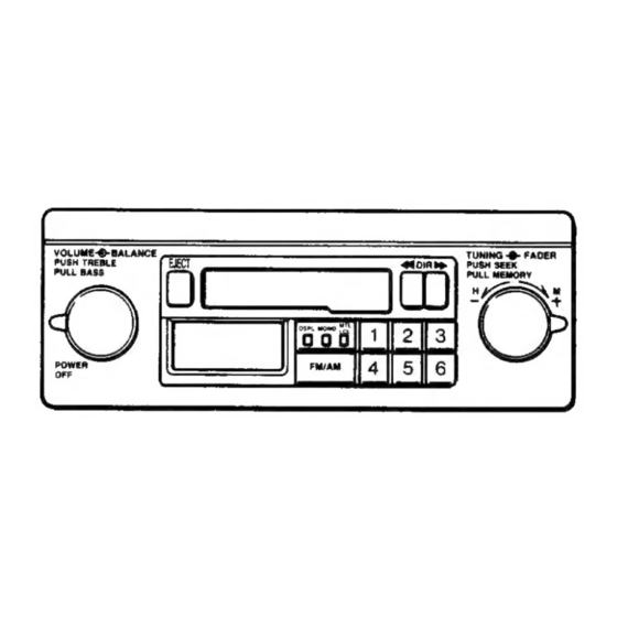 Sony XR-6087 Operating Instructions Manual
