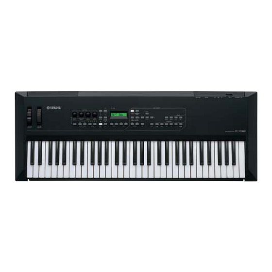 User Manuals: Yamaha KX61 USB Keyboard Studio