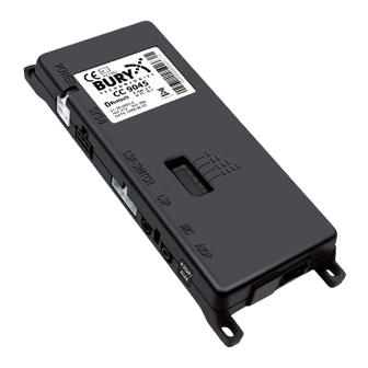 BURY CC 9045 User Manual