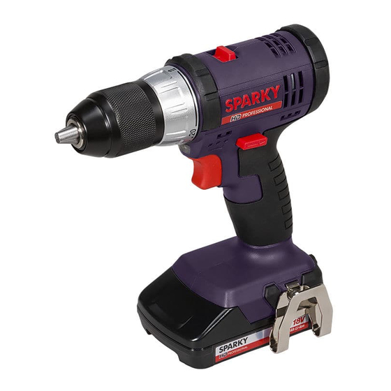 Sparky Group BR2 18Li HD Original Instructions Manual