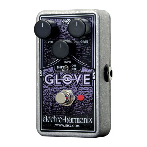 Electro-Harmonix OD GLOVE Quick Start Manual