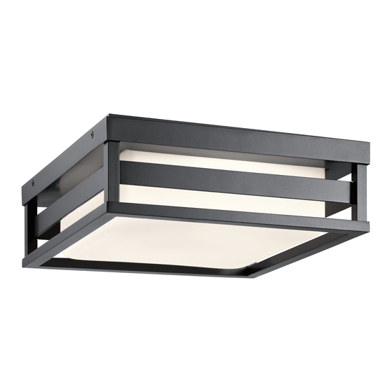 Kichler Lighting Ryler 59037BKLED Installation Instructions