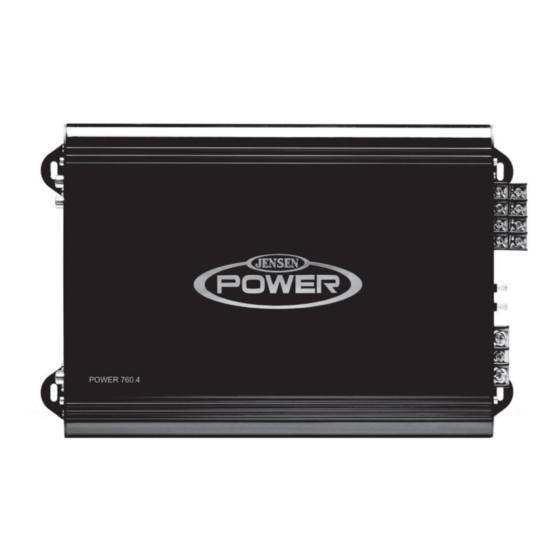 Jensen power Power 4002 Manuals