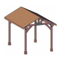 Forever Redwood THE THICK TIMBER TOLEDO WOOD PAVILION Assembly Instructions Manual