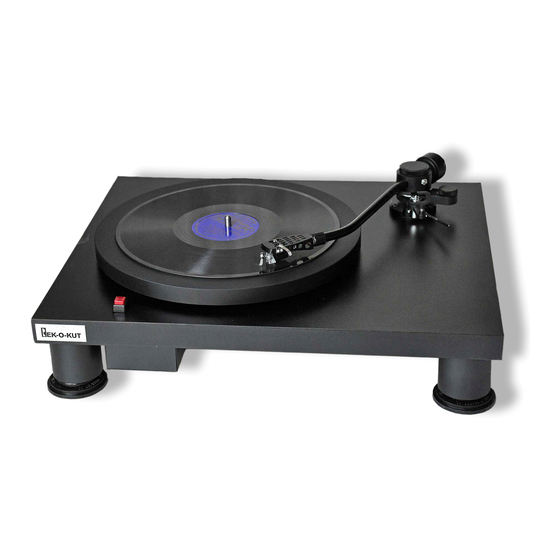rek-o-kut Rondine 3 Setup And Operation
