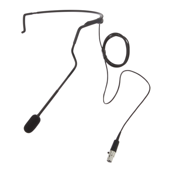 Shure WCM16 Quick Start Manual