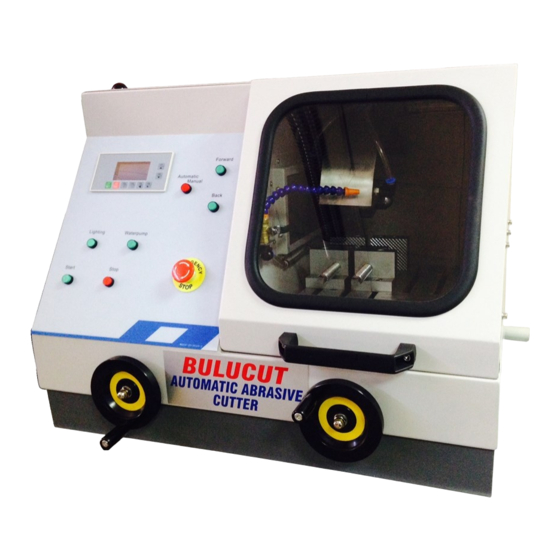 Bms Bulut Makina BULUCUT-6 Operational Manual