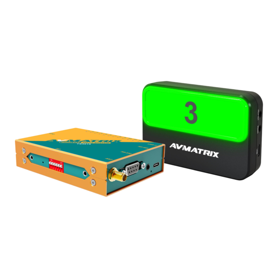 AVMATRIX TS3019 Multi-Camera Tally Manuals